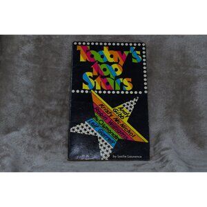 Today's Top Stars by Leslie Laurence Vintage Paperback Book Retro 70’s